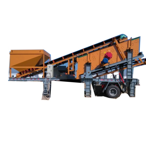 50-80tph mobile sand screening plant