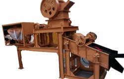 DS1525 1-3tph Diesel engine crushing and screening machine