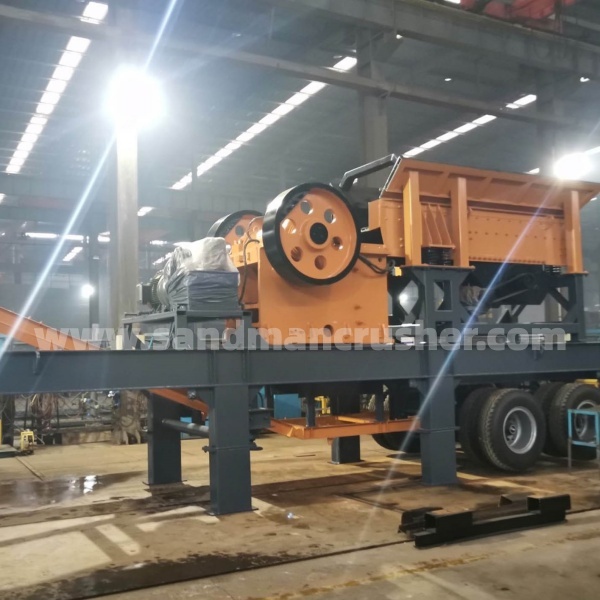 60-80tph capacity portable rock crushers